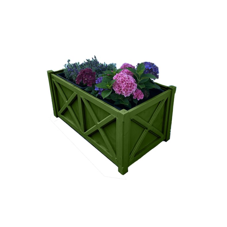 Mrkegrn plantekasse 48x88cm